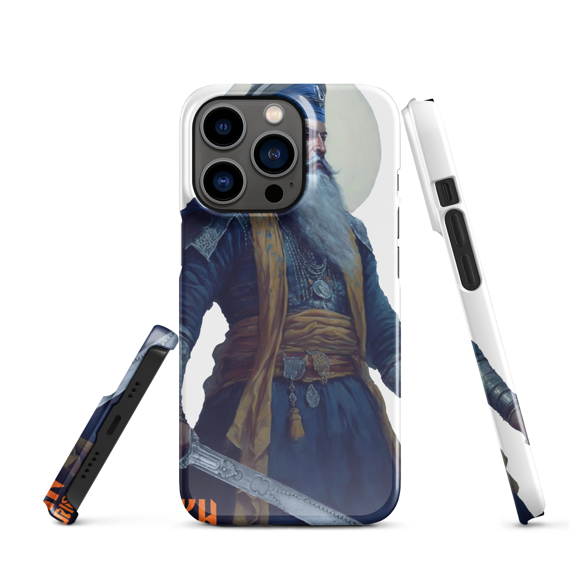 Baba Deep Singh Ji Snap case for iPhone Sikh Futurism