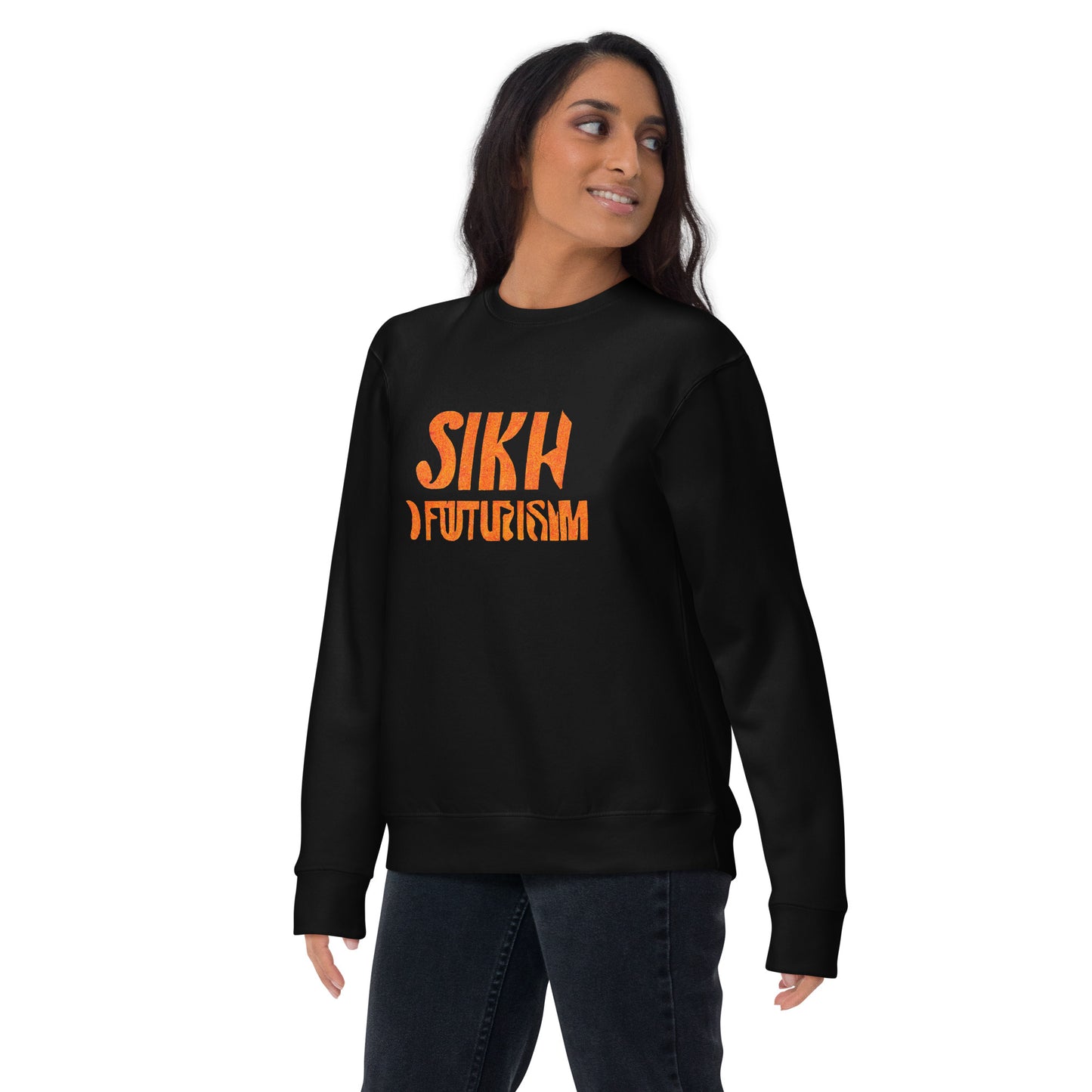 Sikh Futurism Full Sleeves Tee - Unisex Premium Sweatshirt